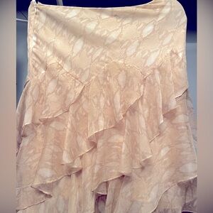 Lauren Ralph Lauren Python Print Georgette Skirt